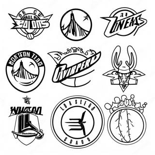 د رنګین Nba ټیم لوګو رنګول پاڼه د رنګولو پاڼې