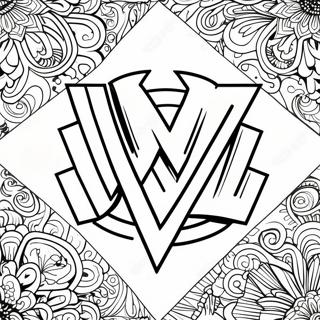 د زړور Wwe نښې د رنګولو پاڼه د رنګولو پاڼې