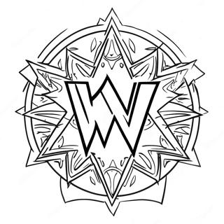 د زړور Wwe نښې د رنګولو پاڼه د رنګولو پاڼې
