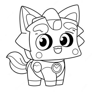 Unikitty د رنګولو پاڼې