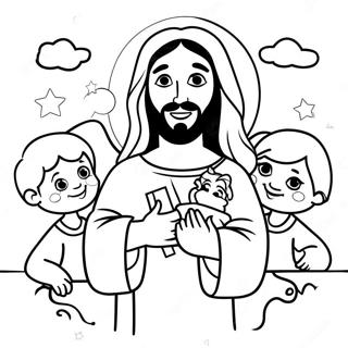 د عیسایې ماته مینه لري رنګولوک پاڼه د رنګولو پاڼې