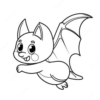 په الوتنه کې ښکلی Rouge The Bat رنګولو پاڼه د رنګولو پاڼې