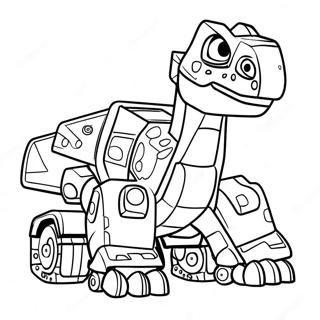 Dinotrux د رنګولو پاڼې