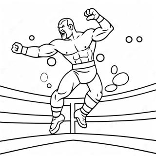د نقطه مارکر سره د مخالف پر ټوپونکی Wwe غېږه رنګولوک پاڼه د رنګولو پاڼې