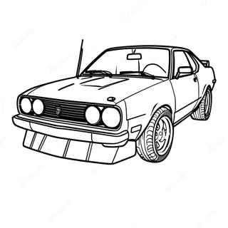 Jdm موټر رنګول د رنګولو پاڼې