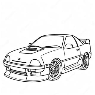Jdm موټر رنګول د رنګولو پاڼې