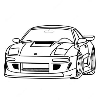 Jdm موټر رنګول د رنګولو پاڼې
