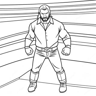 د عمل ډک Triple H د رنګ په مېدان کښې رنګولو پاڼه د رنګولو پاڼې