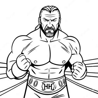 د عمل ډک Triple H د رنګ په مېدان کښې رنګولو پاڼه د رنګولو پاڼې