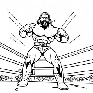 د عمل ډک Triple H د رنګ په مېدان کښې رنګولو پاڼه د رنګولو پاڼې