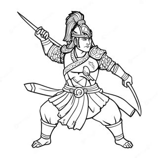 ګیوی په جنګي حالت کې رنګولوک پاڼه د رنګولو پاڼې